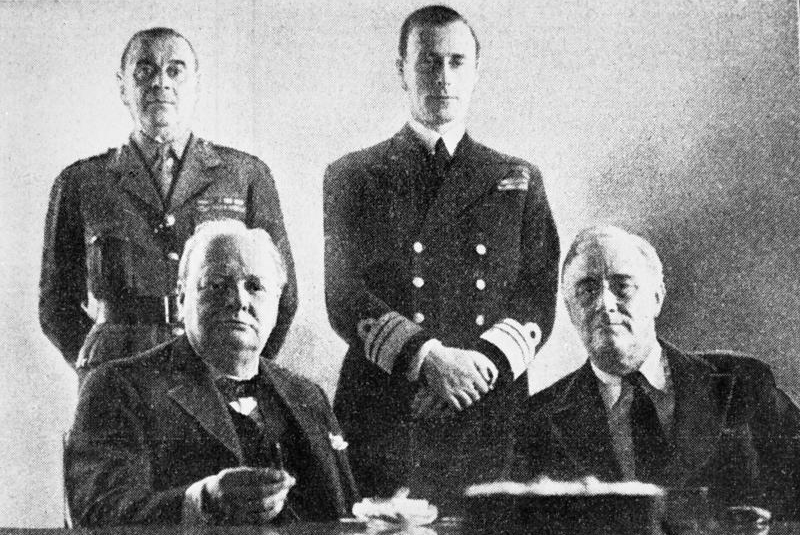 Paedophile Lord Mountbatten With Freemasons Winston Churchill & Franklin Roosvelt