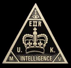 MI5 1950s to 1970s official insignia - Pyramid & all seeing eye found in many global organizations