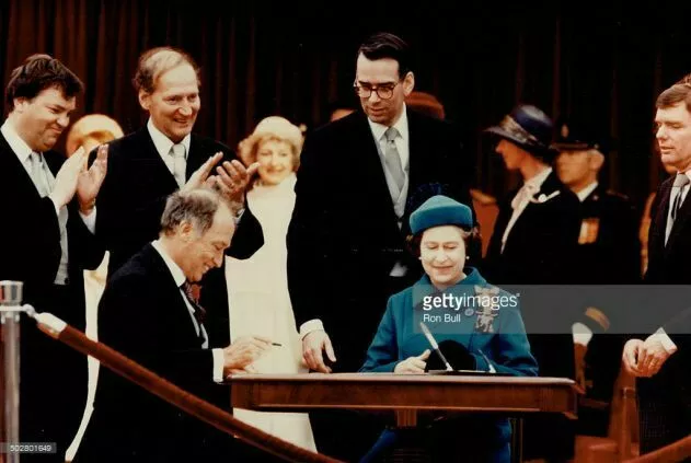 Christian Queen Elizabeth with paedophile Ex Canadian PM Pierre Trudeau
