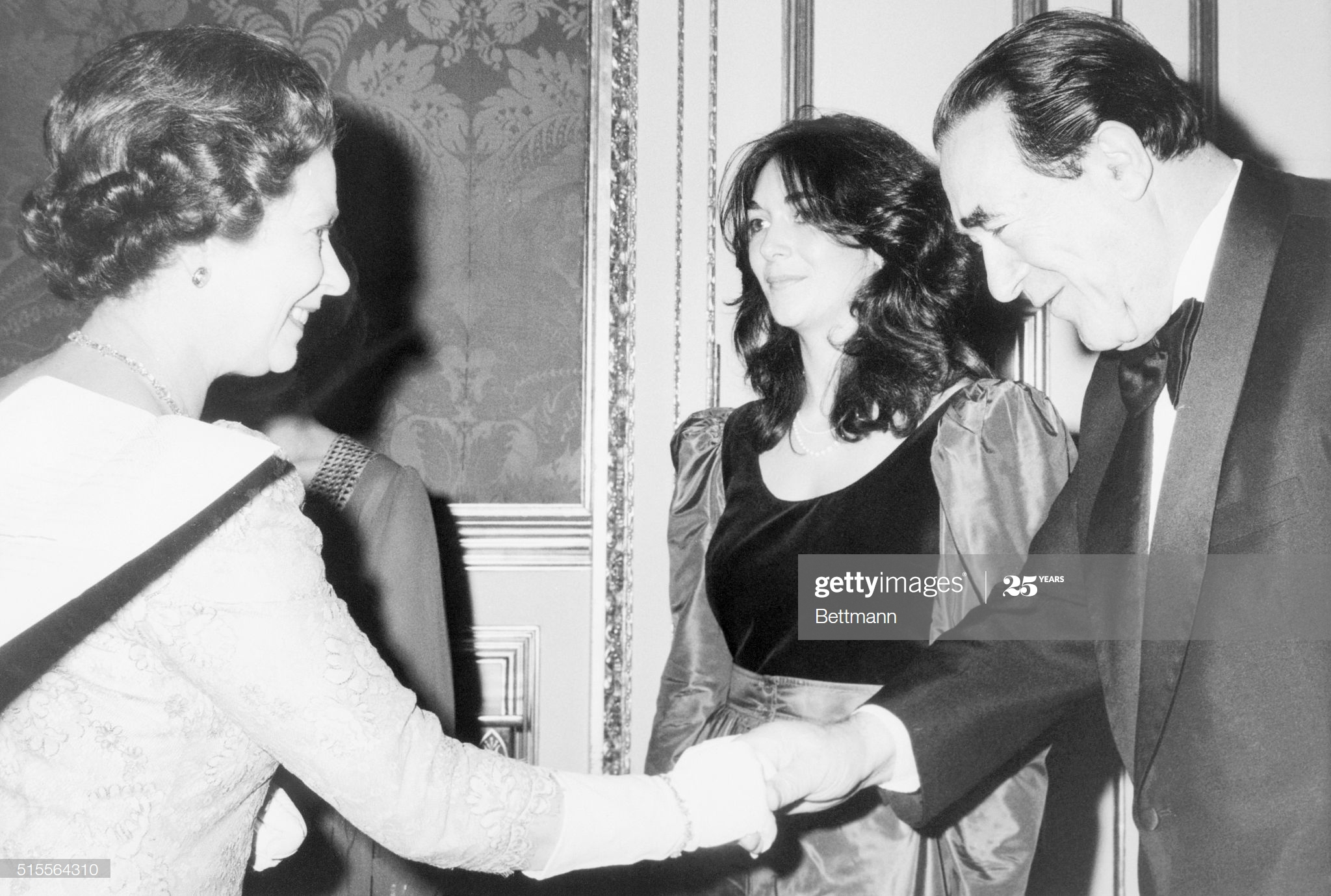 Christian Queen Elizabeth with paedophile Jew Ghislaine Maxwell