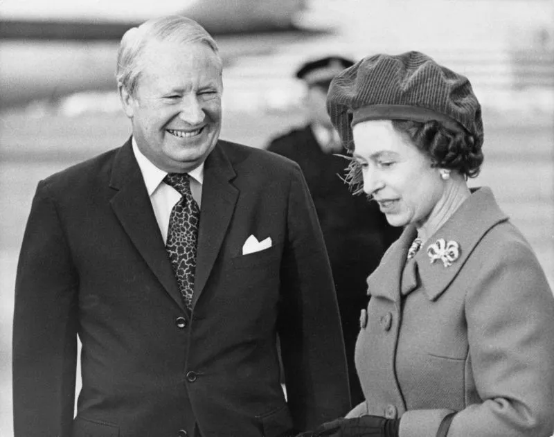 Christians Queen Elizabeth with paedophile Ex PM Edward Heath 