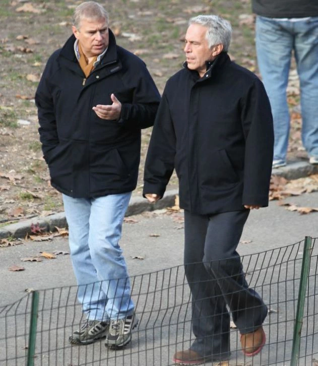 Paedophiles Christian Prince Andrew with Jewish friend Jeffrey Epstein