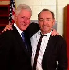 Paedophiles Christian Ex POTUS Bill Clinton & Jewish gay sex attacker Kevin Spacey