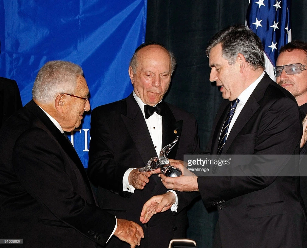 Alleged paedophiles German Bavarian Jew Henry Kissinger & Christian Ex PM Gordon Brown