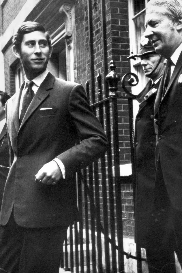 Paedophile Prime Minister Edward Heath with Prince Charles