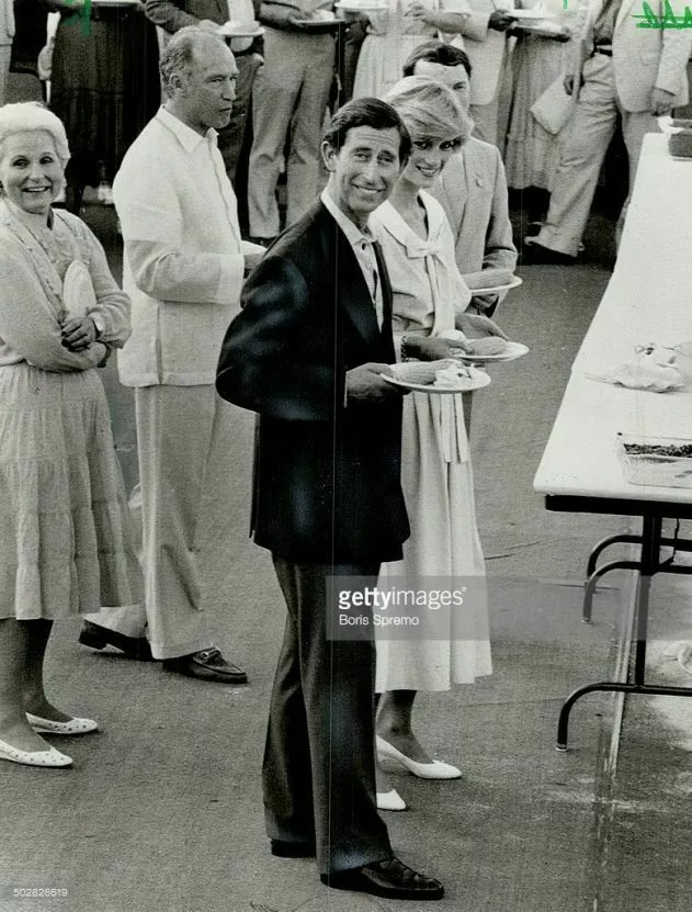 Prince Charles with paedophile zoophile ex Canadian PM Pierre Trudeau