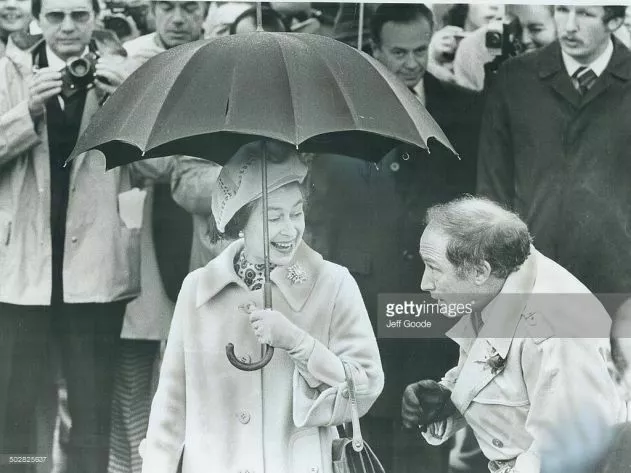 Christian Queen Elizabeth with paedophile Ex Canadian PM Pierre Trudeau