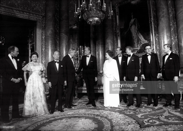 Christian Queen Elizabeth with paedophile Ex Canadian PM Pierre Trudeau