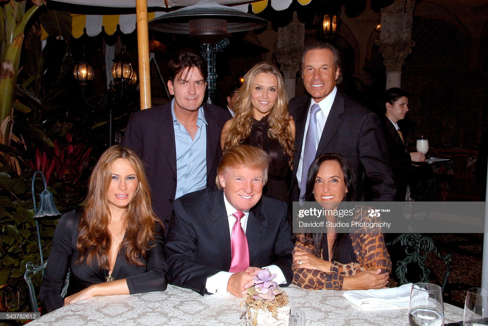 Christian alleged paedophile Ex POTUS Donald Trump with alleged Jewish paedophile Charlie Sheen