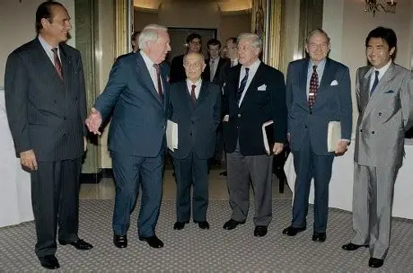 Paedophile Edward Heath With Paedophile David Rockefeller