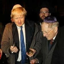 Jewish Christian PM Boris Johnson with Jewish paedophile MP Greville Janner