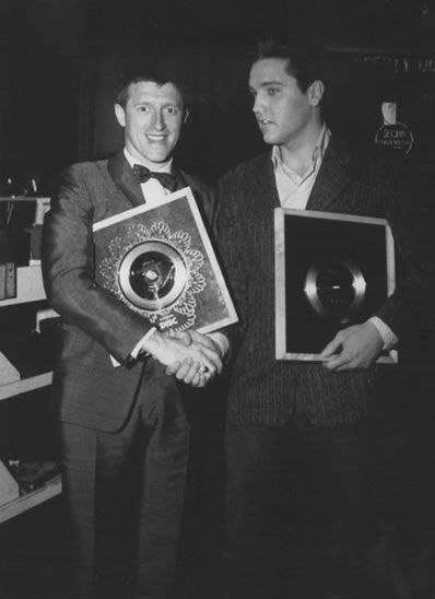 Roman Catholic Satanist Jimmy Savile with Jewish paedophile Elvis Presley