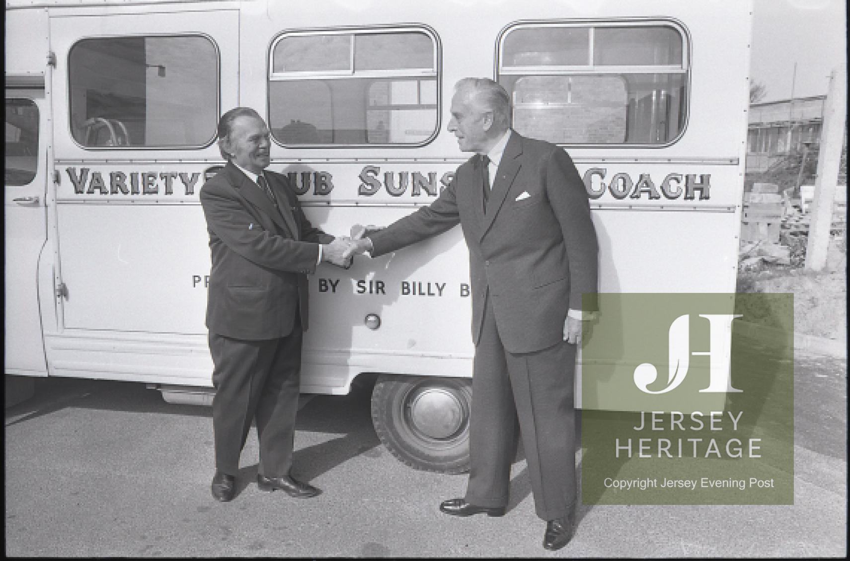 Paedophile Lord Mountbatten at the Variety Club on the Island of Jersey