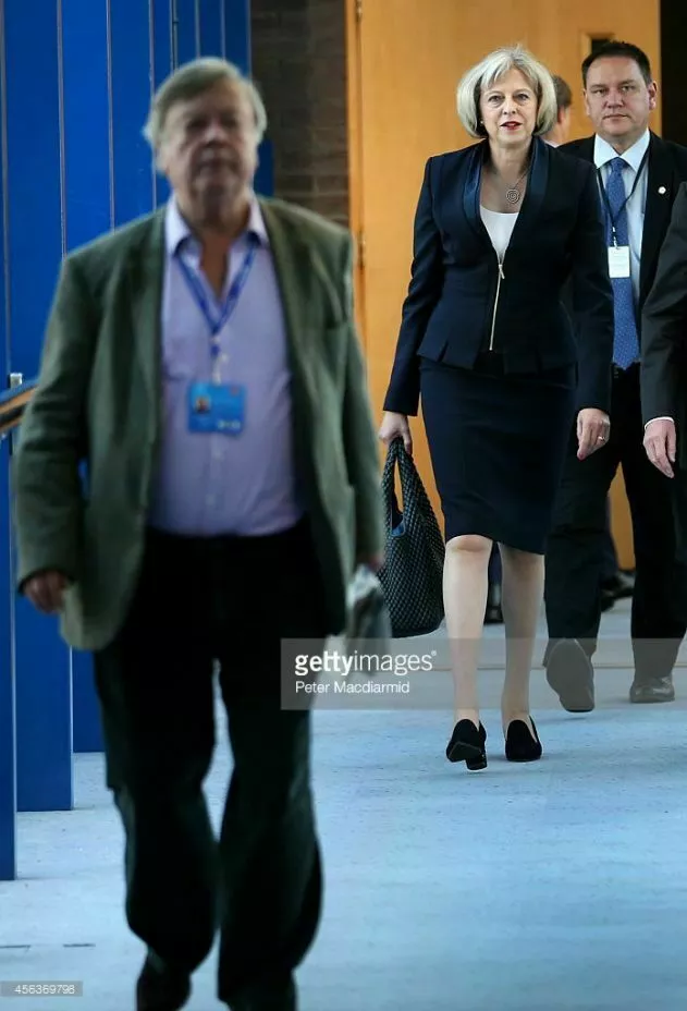 Alleged paedophile MP Kenneth Clarke with former PM Theresa May