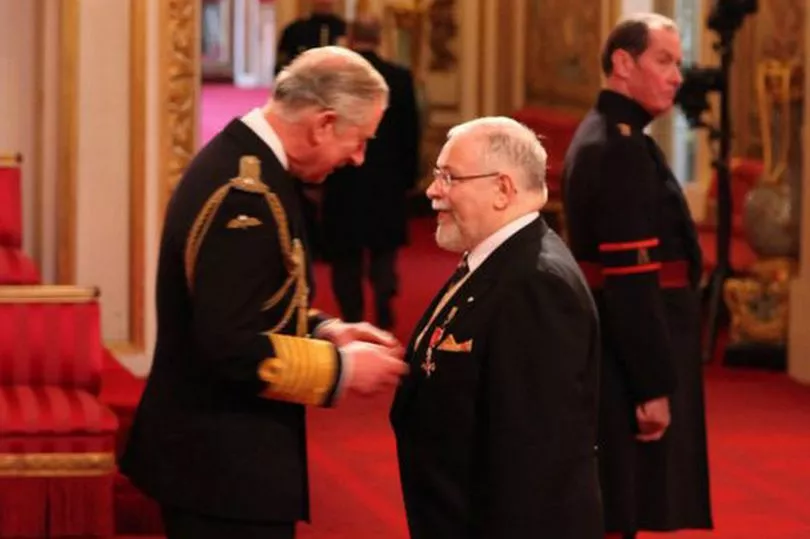 Prince Charles gives paedophile Trevor Francis an MBE at Buckingham Palace