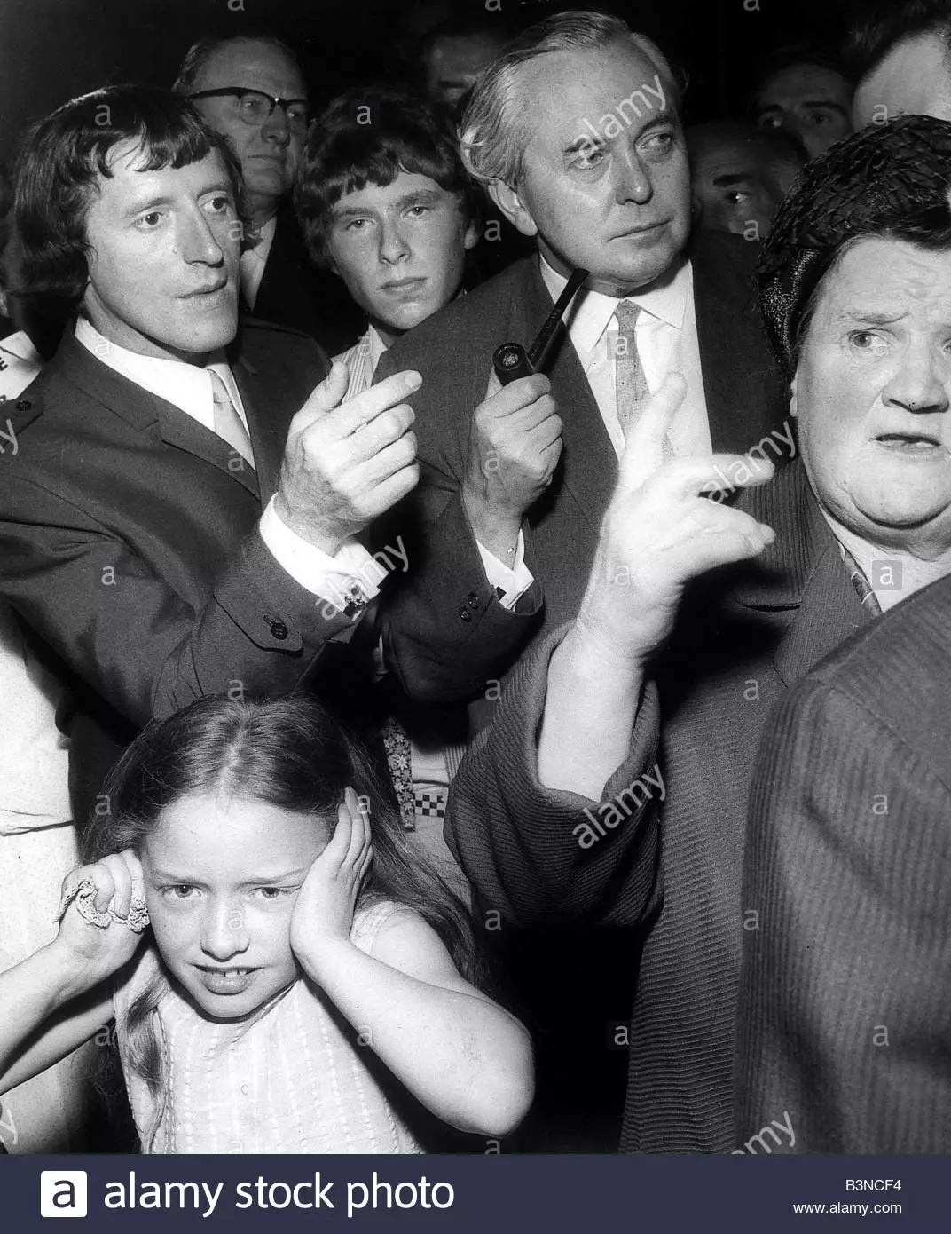 Roman Catholic Satanist paedophile Jimmy Savile with paedophile Ex PM Harold Wilson