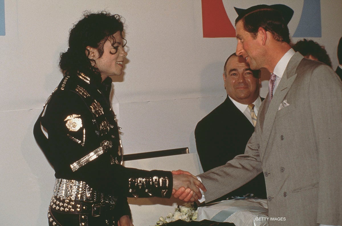 Prince Charles with paedophile Christian Michael Jackson