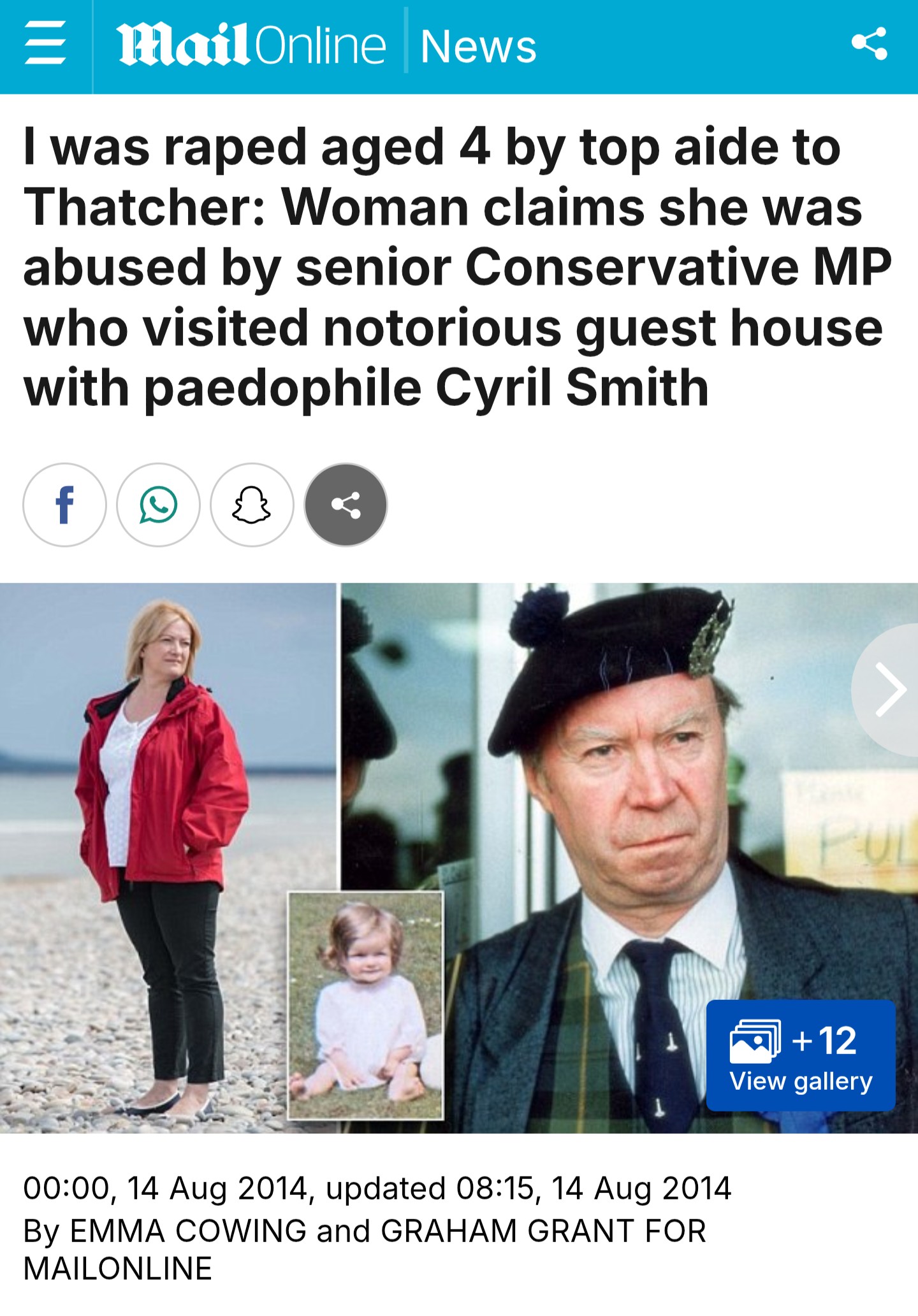 Paedophile Sir Nicholas Fairbairn Was A Visitor To Elm Guest House & Friend Of Freemason Cyril Smith