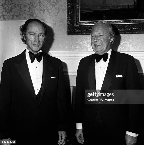 Paedophile Child Killer Pierre Trudeau with paedophile child killer Edward Heath