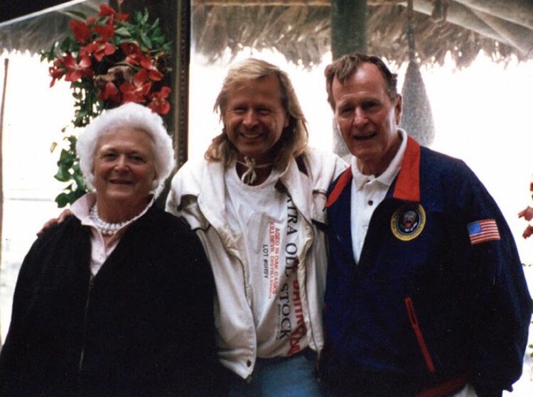 Paedophile Peter Nygard With Paedophile George H W Bush