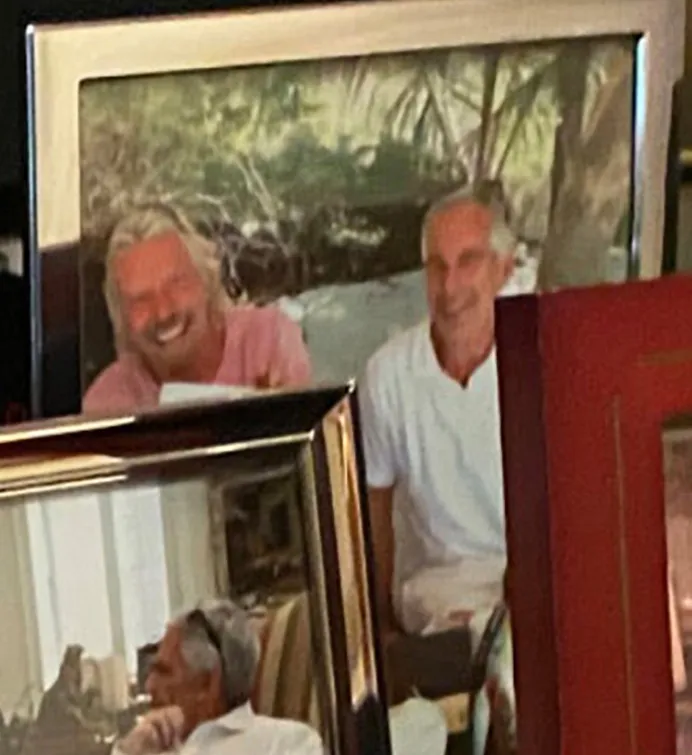 Jewish Peadophile Jeffrey Epstein With Richard Branson