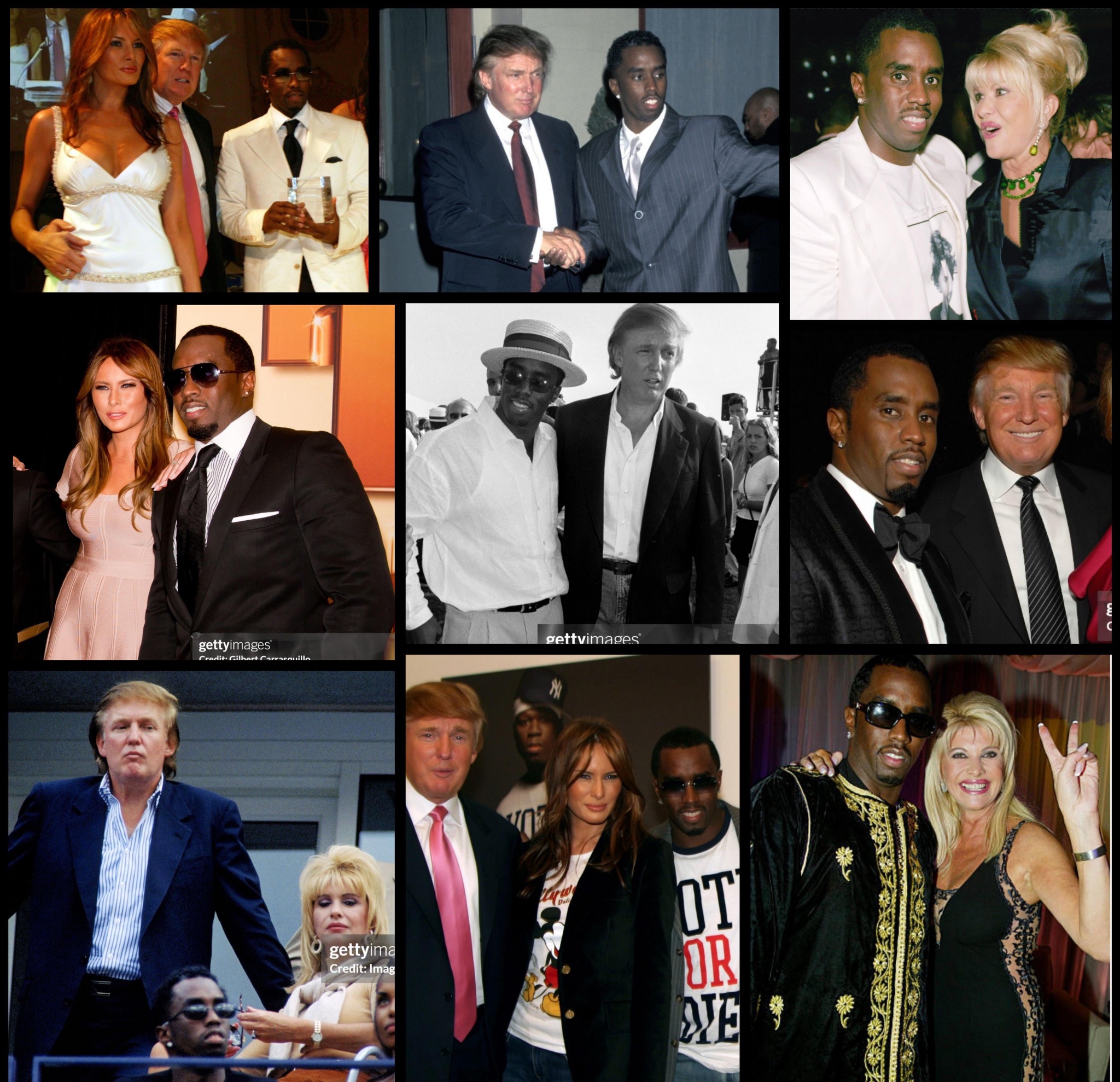 Paedophile P Diddy with Donald Trump - 45 (9) 47 (11)