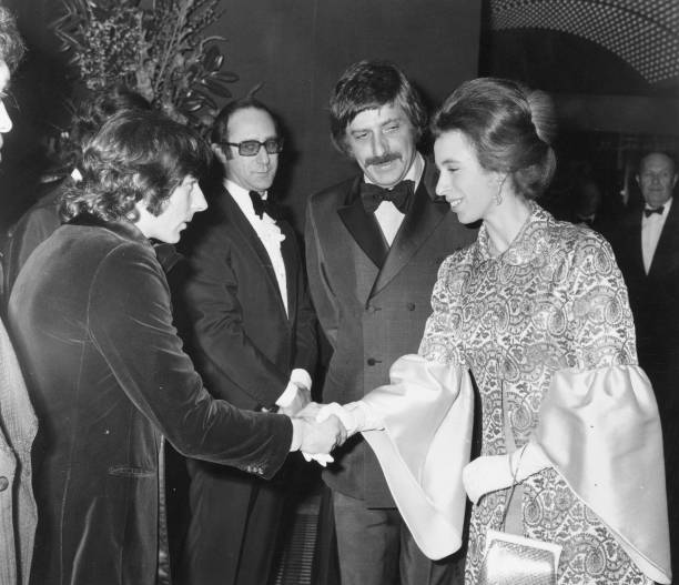 Jewish Paedophile Roman Polanski With Princess Anne 2nd February 1972