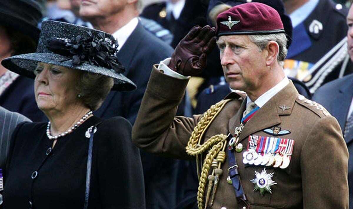 Paedophile King Charles with alleged child killer Queen Beatrix