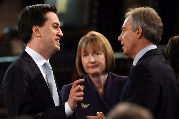 Paedophile Roman Catholic Ex PM Tony Blair with alleged paedophile MP Harriet Harman