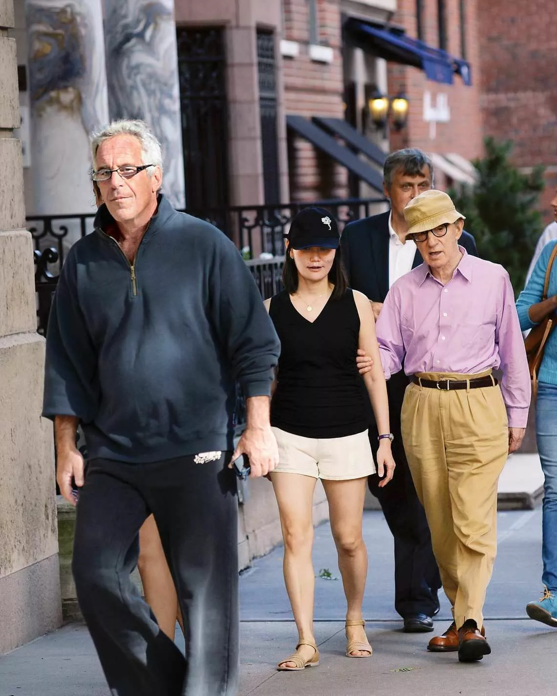 Jewish paedophile Jeffrey Epstein & Jewish incestuous paedophile Woody Allen