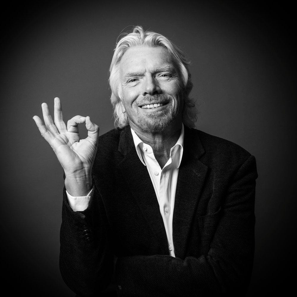 Richard Branson & Paedophile 666 Symbolism