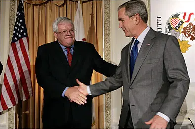 Paedophile Dennis Hastert & George Walker Bush