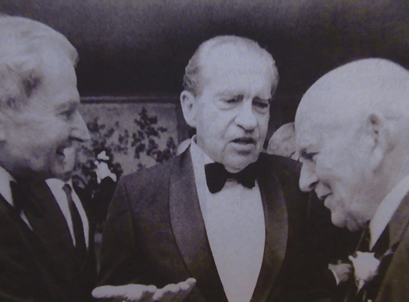 Paedophile David Rockefeller With Paedophile Richard Nixon