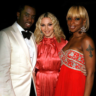 Paedophile Madonna with paedophile P Diddy