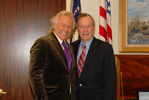 Paedophile Peter Nygard With Paedophile George H W Bush